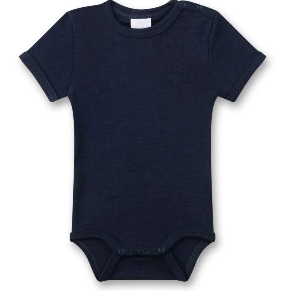 Sanetta - Kid's Wool Body S/S - Merinounterwäsche New