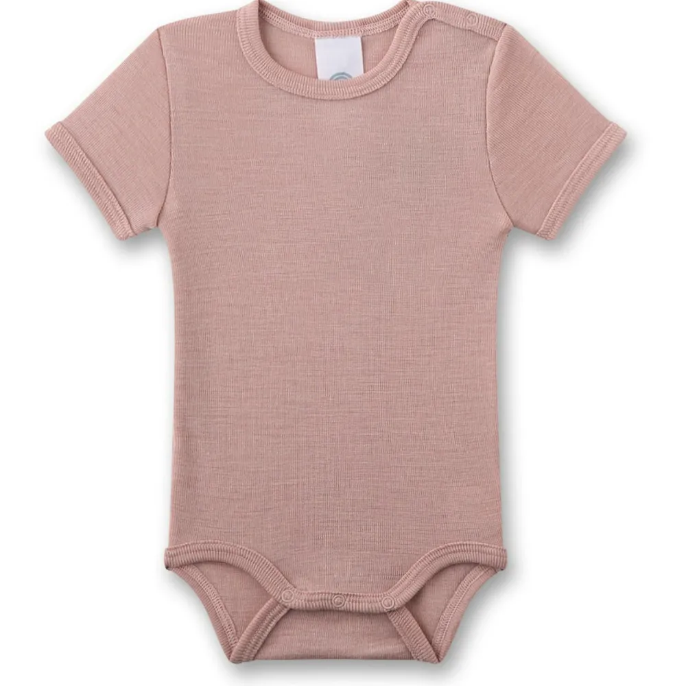 Sanetta - Kid's Wool Body S/S - Merinounterwäsche New