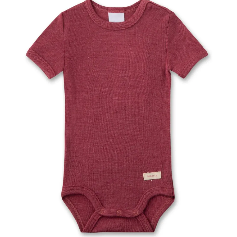 Sanetta - Kid's Wool Body S/S - Merinounterwäsche New