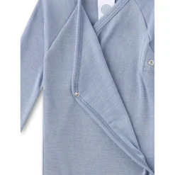 Sanetta - Kid's Wrapover Body 1/1 Wool - Merinounterwäsche New