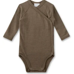 Sanetta - Kid's Wrapover Body 1/1 Wool - Merinounterwäsche New