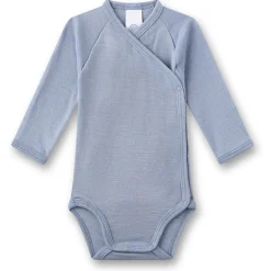 Sanetta - Kid's Wrapover Body 1/1 Wool - Merinounterwäsche New