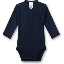 Sanetta - Kid's Wrapover Body 1/1 Wool - Merinounterwäsche New