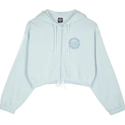 Santa Cruz Fitnessbekleidung|Pullover & Hoodies-- Women's Check Outline Ringed Dot Zip - Sweat- & Trainingsjacke Fresh Blue