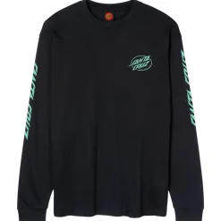 Santa Cruz - Cyber Dot L/S T-Shirt - T-Shirt Black Discount