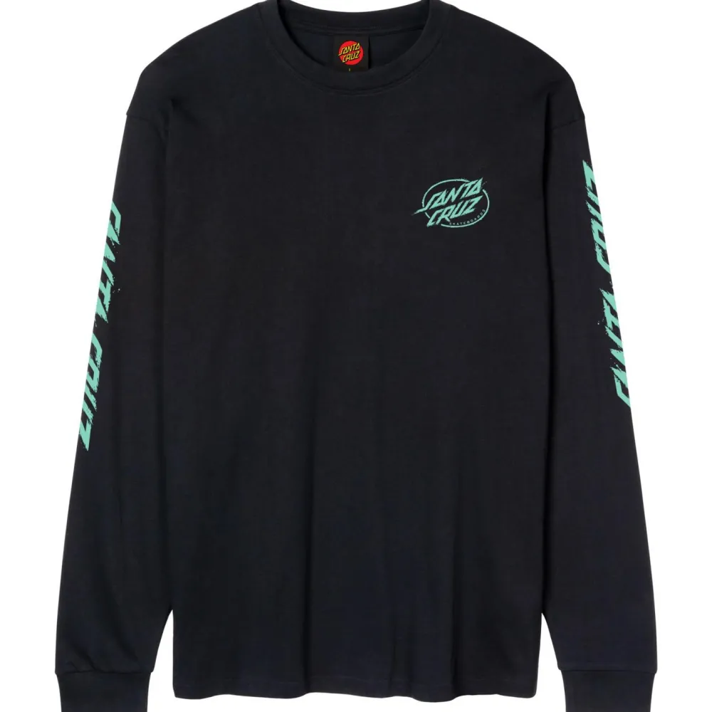 Santa Cruz - Cyber Dot L/S T-Shirt - T-Shirt Black Discount