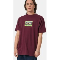 Santa Cruz T-Shirts|Shirts, Hemden & Longsleeves-- Reason for Living Mixtape - T-Shirt Dark Cherry