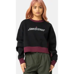 Santa Cruz - Women's Flourish Strip Crew - Pullover