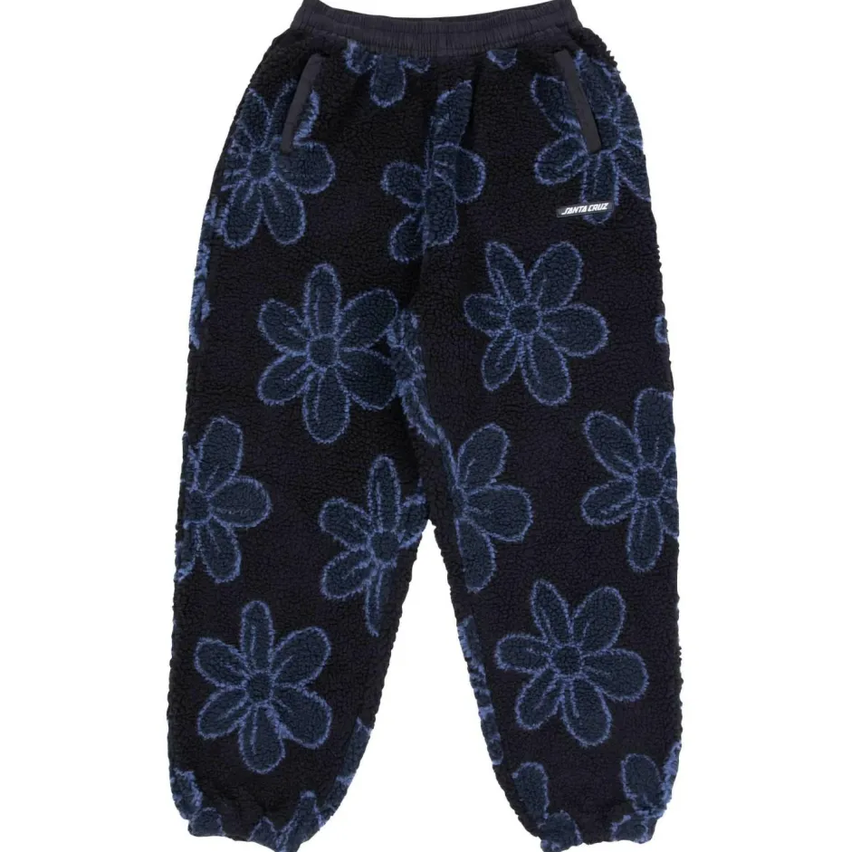 Santa Cruz Hosen|Alltagsbekleidung-- Women's Homebody Sweatpant - Fleecehose Black Daisy