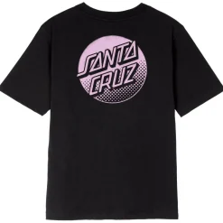 Santa Cruz T-Shirts|Shirts, Hemden & Longsleeves-- Women's Mono Stamped Dot T-Shirt - T-Shirt Black