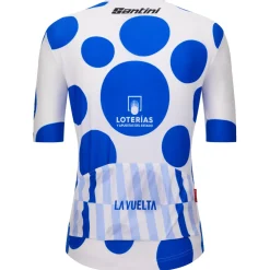 Santini - a Vueta Poka Dot Jerey - Radtrikot