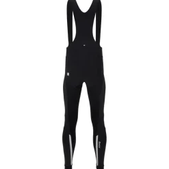 Santini Fahrradbekleidung|Radhosen-- Windproof Rainproof Bib Tights - Radhose Nero