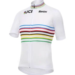 - Woen' UCI Officia Word Chapion ater Jerey - Radtrikot < Santini Hot