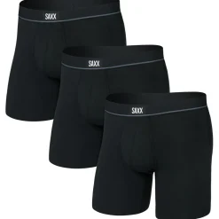 Saxx - Essential Cotton Boxer Brief Fly 3-Pack - Alltagsunterwäsche Outlet