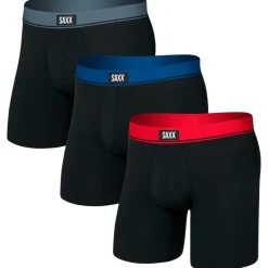 Saxx - Essential Cotton Boxer Brief Fly 3-Pack - Alltagsunterwäsche Outlet