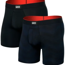 Saxx - Multi-Sport Mesh Boxer Brief Fly 2-Pack - Kunstfaserunterwäsche Clearance
