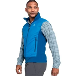 Schu00f6ffel Wanderbekleidung|Westen-Schöffel - Hybrid Vest Style Blaueis - Kunstfaserweste