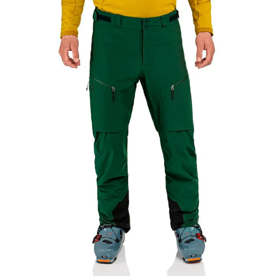 Schu00f6ffel Skibekleidung|Hosen-Schöffel - Pants Milagle - Regenhose Dark Jade