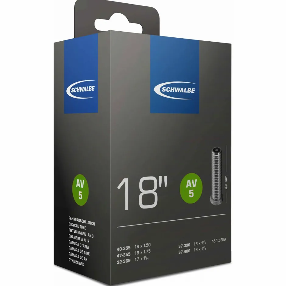 Schwalbe - 18'' Schlauch Nr. 5 32/47-355/400 - Fahrradschlauch