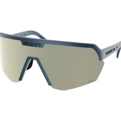 Scott - Sunglasses Sport Shield S2 - Fahrradbrille Metallic Blue / Glas: AMP White Chrome New