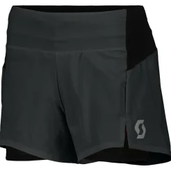 Scott Laufbekleidung|Hosen-- Women's Hybrid Shorts Endurance Tech - Laufshorts Black