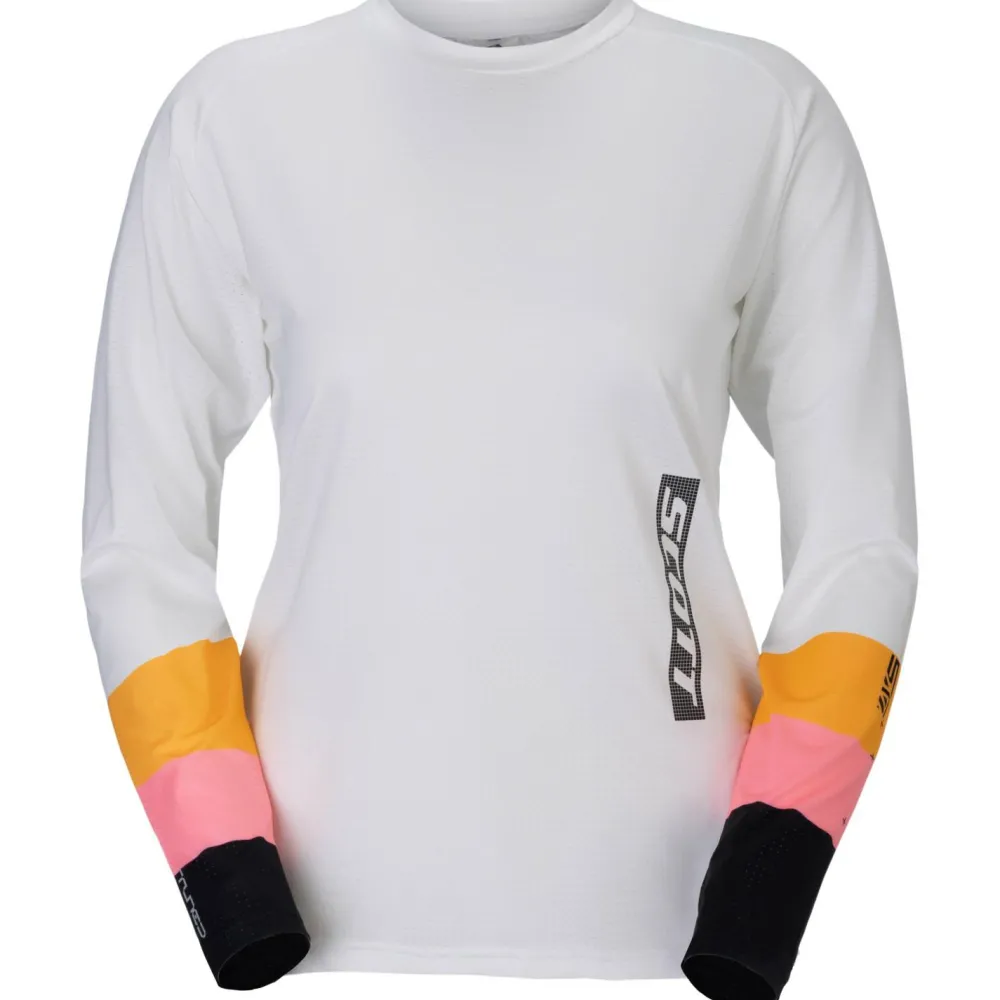 Scott - Women's Tee Tuned L/S - Radtrikot White Discount