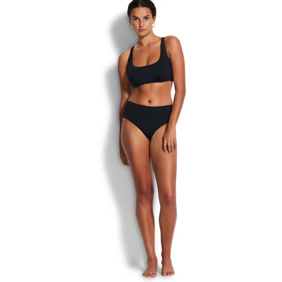 Seafolly Bademode-- Women's Collective Wide Side Retro - Bikini-Bottom