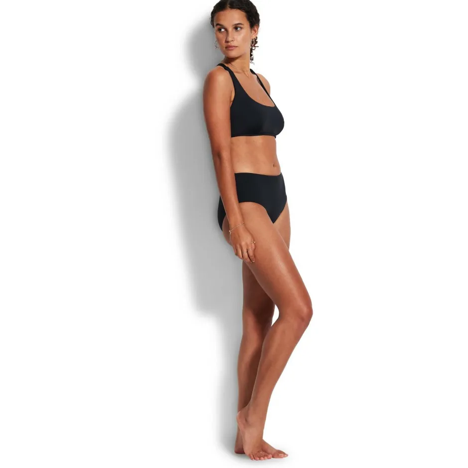 Seafolly Bademode-- Women's Collective Wide Side Retro - Bikini-Bottom