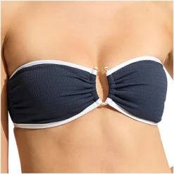 Seafolly Bademode-- Women's Beach Bound Ring Front Bandeau - Bikini-Top