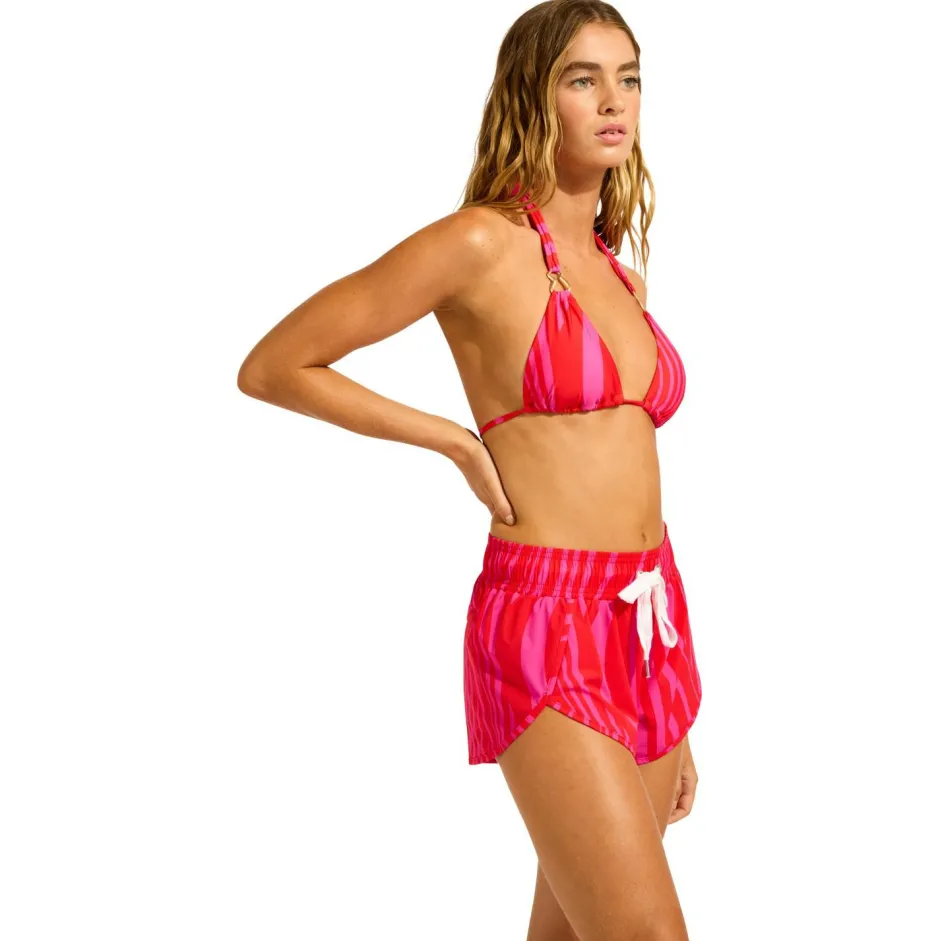 Seafolly Bademode-- Women's Coastline Boardshort - Boardshorts Flame
