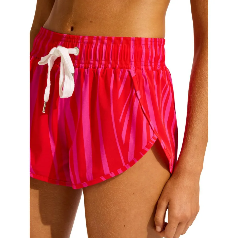 Seafolly Bademode-- Women's Coastline Boardshort - Boardshorts Flame