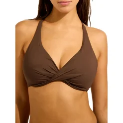 - Women's Collective Wrap Front F Cup Bra - Bikini-Top < Seafolly Clearance