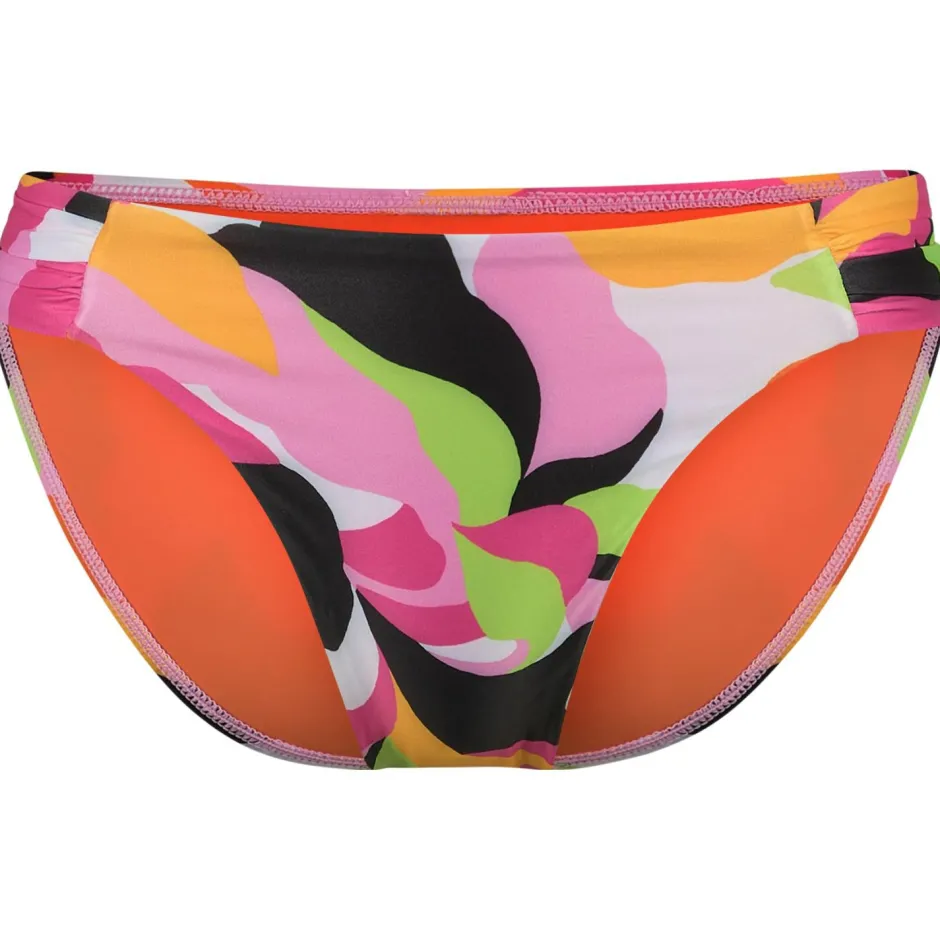 Seafolly Bademode-- Women's Rio High Leg Ruched Side Pant - Bikini-Bottom Hot Pink