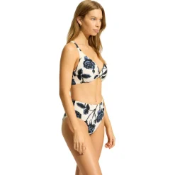 - Women's Rococo Wrap Front F Cup Bra - Bikini-Top < Seafolly Clearance