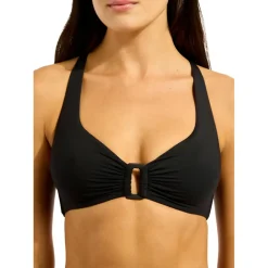 - Women's S.Collective Multi Fit Longline Tri Bra - Bikini-Top < Seafolly Clearance
