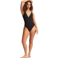 - Women's Collective V Neck One piece - Badeanzug < Seafolly New