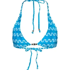 Seafolly Bademode-- Women's Soundwave Longline Halter Bra - Bikini-Top
