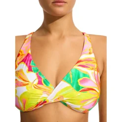 - Women's Wonderland Wrap Front F Cup - Bikini-Top < Seafolly Outlet