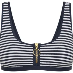 Seafolly - Clubhouse Zip Front Tank Top - Bikini-Top