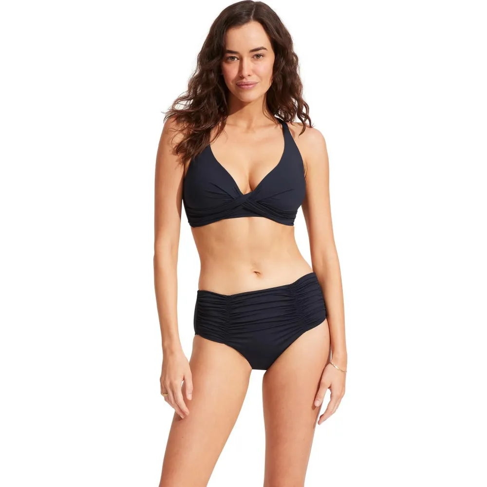Seafolly - Collective Gathered Front Retro Pant - Bikini-Bottom Online