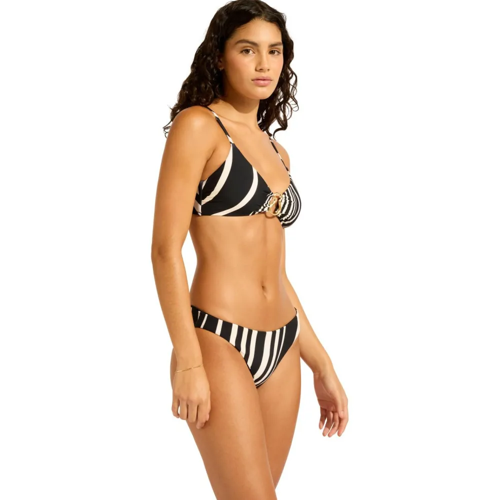 Seafolly - Women's Coastline Reversible Hipster Pant - Bikini-Bottom Clearance