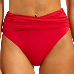 Seafolly - Women's Collective High Waist Wrap Front Pant - Bikini-Bottom Hot