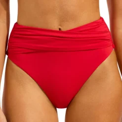 Seafolly - Women's Collective High Waist Wrap Front Pant - Bikini-Bottom Hot