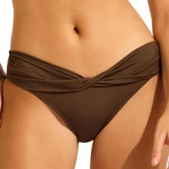 Seafolly - Women's Collective Twist Band Hipster - Bikini-Bottom Clearance