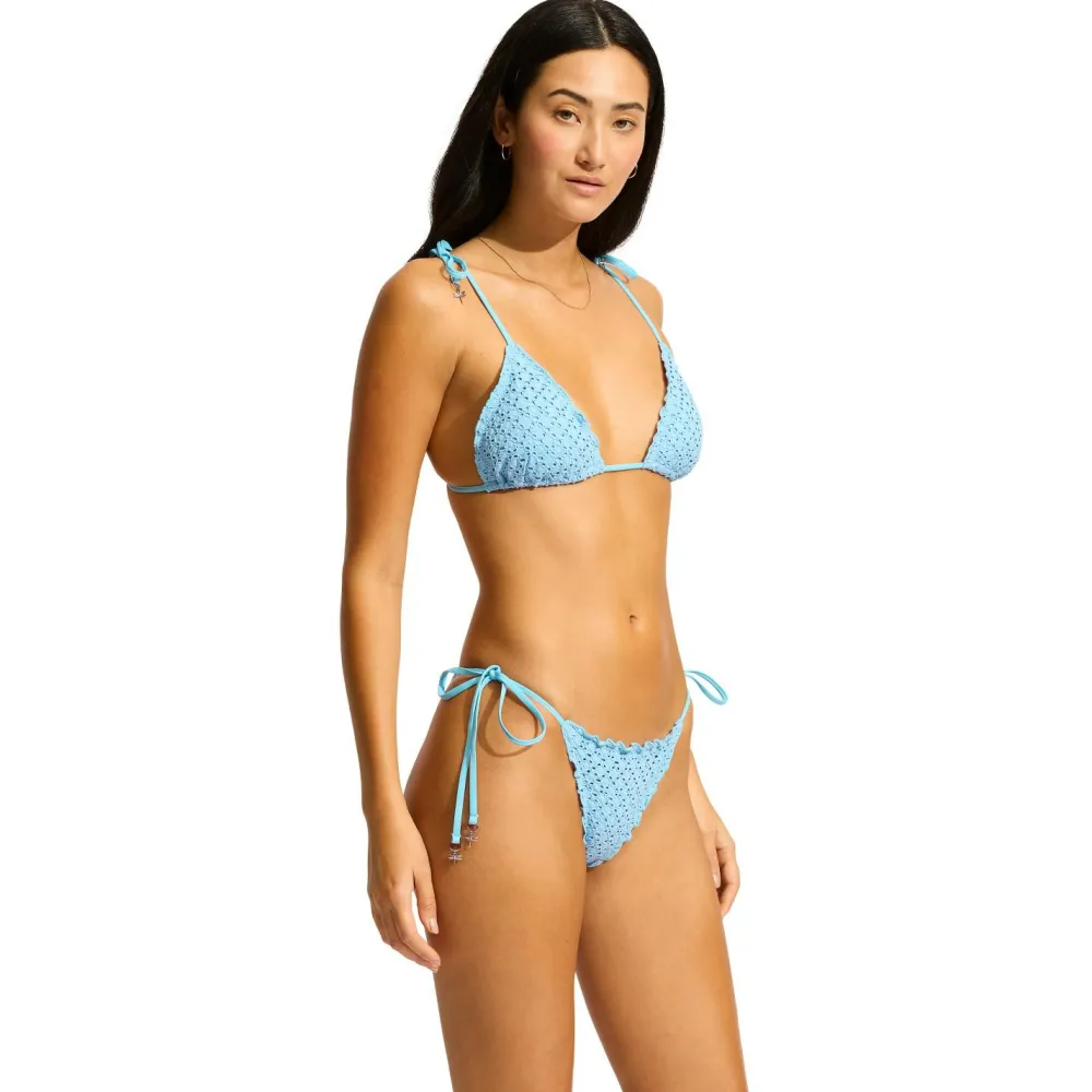 Seafolly - Women's Day Dreamer Brazillian Tie Side - Bikini-Bottom Clearance
