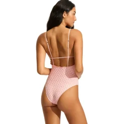 Seafolly - Women's Daydreamer V Neck One Piece - Badeanzug Hot