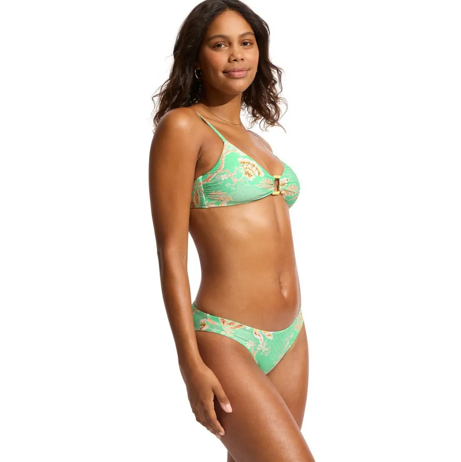 Seafolly - Women's Eden Ring Front Bralette - Bikini-Top