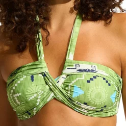 Seafolly - Women's Kasbah Halter Bandeau - Bikini-Top Sale