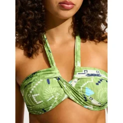 Seafolly - Women's Kasbah Halter Bandeau - Bikini-Top Sale