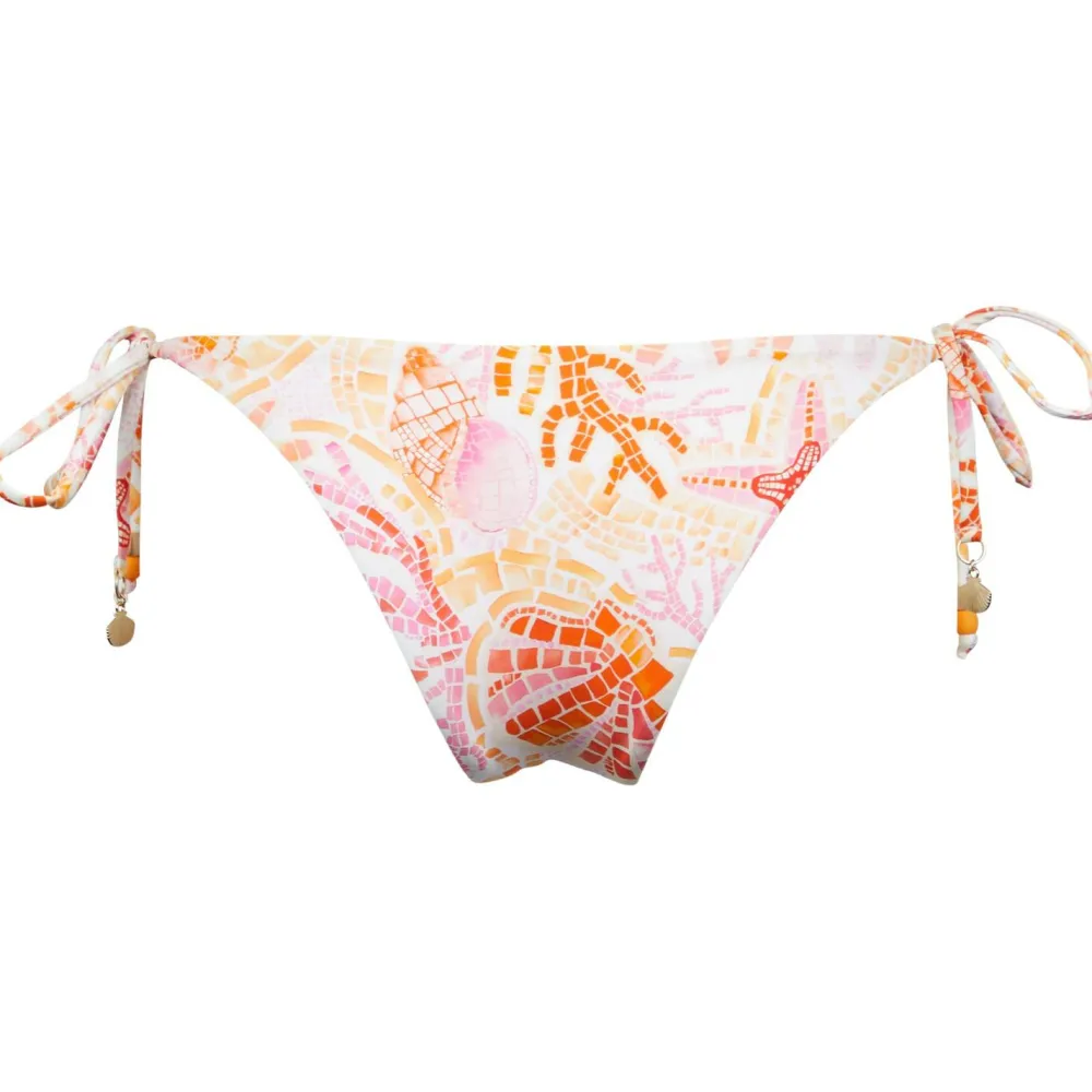 Seafolly - Women's La Mer Tie Side Rio Pant - Bikini-Bottom White Best